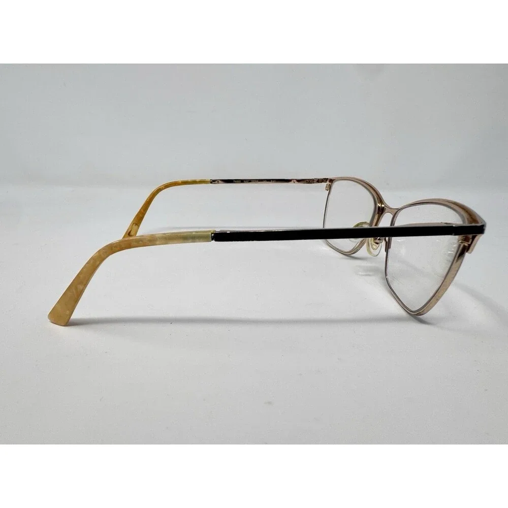 Ted Baker London TW503 NAV Eyeglass Frames Only Blue Gold 55-16-140